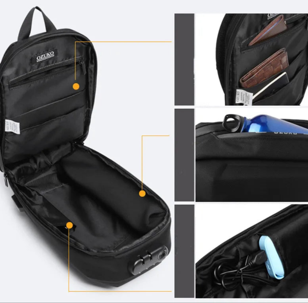 OZUKO Hard Shell Chest Bag
