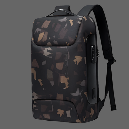 Business Backpack For Men Fit 15.6 inch Laptop Backpack Multifunctional Anti Thief Backpack Waterproof Bags USB Charging New